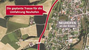 840 Einwände: Trasse für Umfahrung Neuhofen soll 2022 verordnet werden