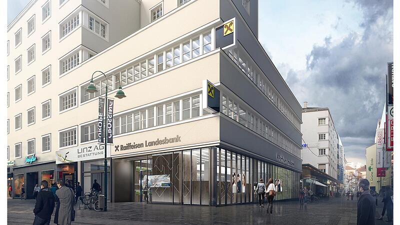 Raiffeisenlandesbank eröffnet neu auf der Landstraße